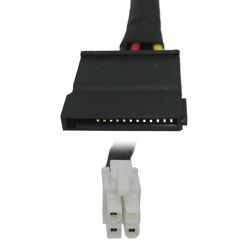 COMeap (3-Pack SATA Power Cable for Lenovo Motherboard, ATX 4 Pin to SATA Hard Drive HDD Power Adapter Extension 12-inch(30cm) - Image 4
